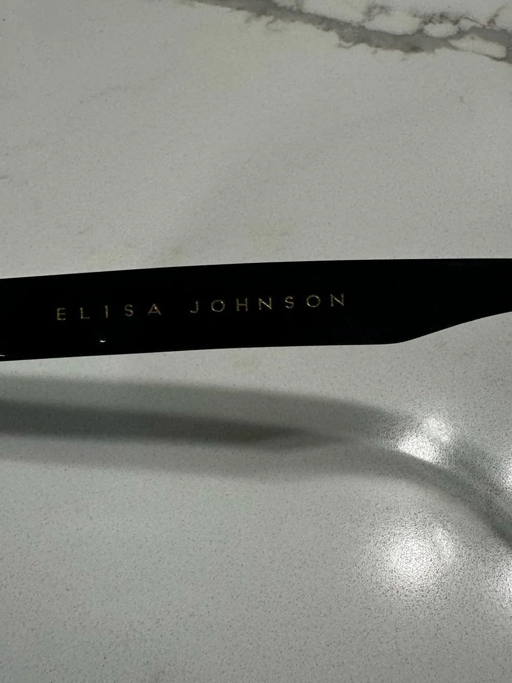 Bold Black Elisa Johnson sunglasses glasses